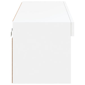 TV-Schrank Weiß mit LED 100cm