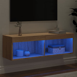 TV-Schrank Sonoma Eiche mit LED 100 cm