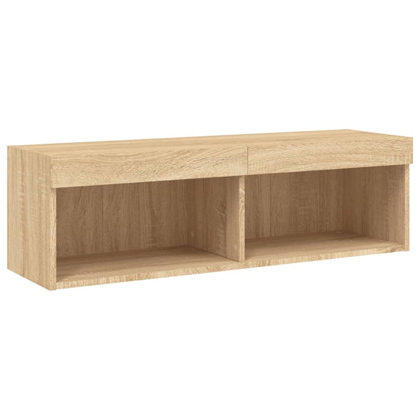 TV-Schrank Sonoma Eiche mit LED 100 cm