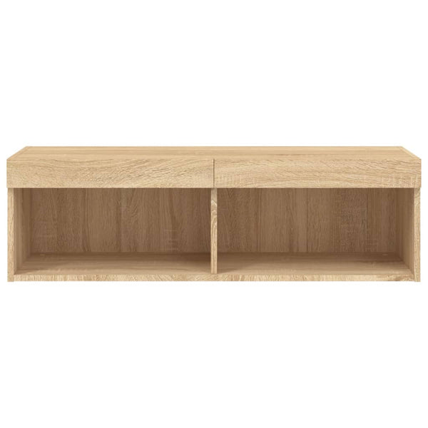 TV-Schrank Sonoma Eiche mit LED 100 cm