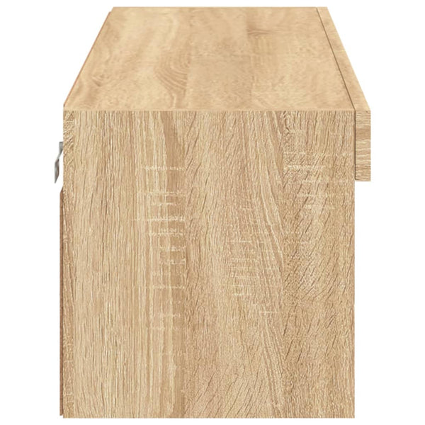 TV-Schrank Sonoma Eiche mit LED 100 cm