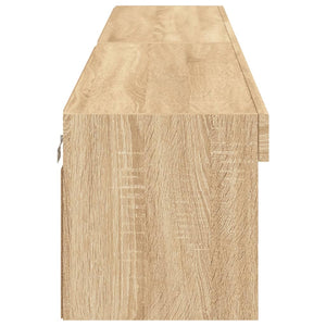 TV-Schränke mit LED Sonoma-Eiche 2er-Set