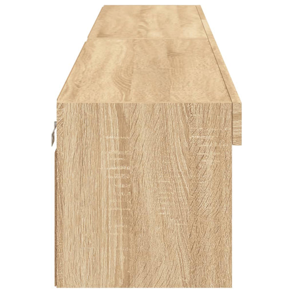 TV-Schränke mit LED Sonoma-Eiche 2er-Set