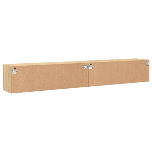 TV-Schränke mit LED Sonoma-Eiche 2er-Set