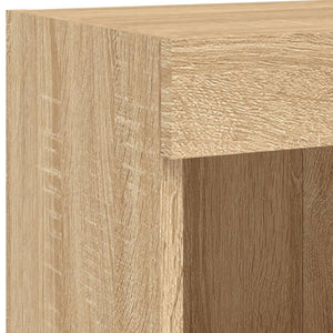 TV-Schränke mit LED Sonoma-Eiche 2er-Set