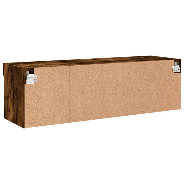 TV-Schrank Räuchereiche mit LED 100cm