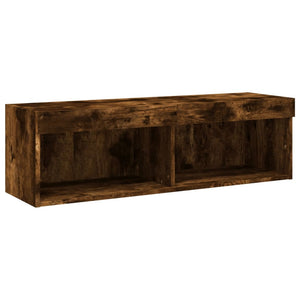 TV-Schrank Räuchereiche mit LED 100cm