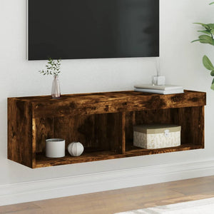 TV-Schrank Räuchereiche mit LED 100cm