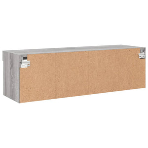 TV-Schrank Grau Sonoma mit LED 100cm