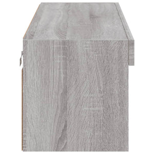 TV-Schrank Grau Sonoma mit LED 100cm