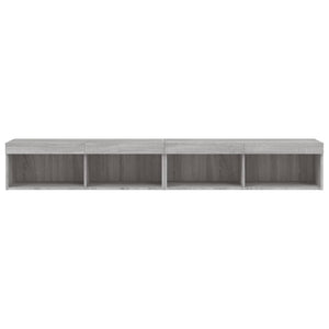 TV-Schränke mit LED Grau Sonoma 2er-Set