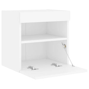 TV-Wandschrank mit LED Weiß 40 cm