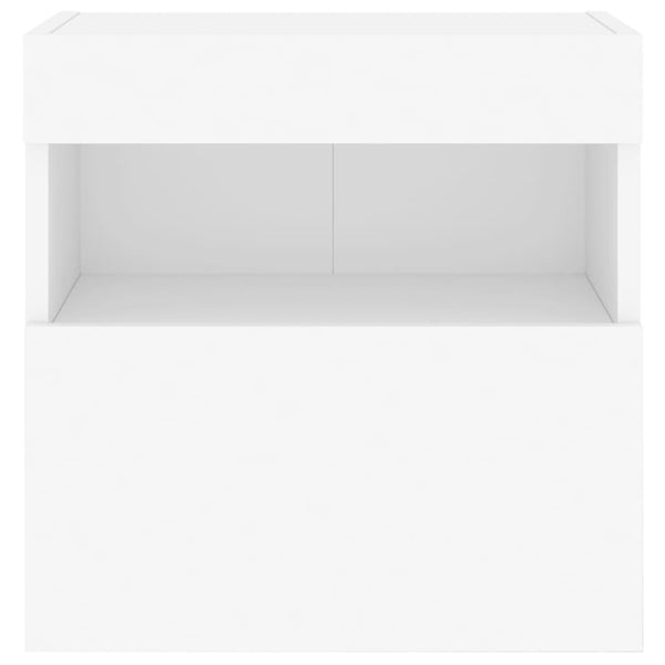 TV-Wandschrank mit LED Weiß 40 cm