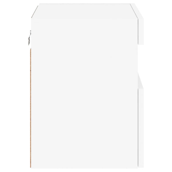 TV-Wandschrank mit LED Weiß 40 cm