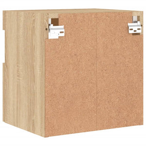 TV-Wandschrank mit LED Sonoma Eiche 40cm