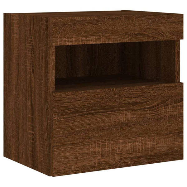 TV-Wandschrank mit LED Eichen-Optik