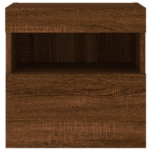 TV-Wandschrank mit LED Eichen-Optik