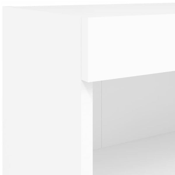 TV-Wandschrank mit LED Weiß 60x30x40 cm