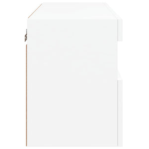 TV-Wandschrank mit LED Weiß 60x30x40 cm
