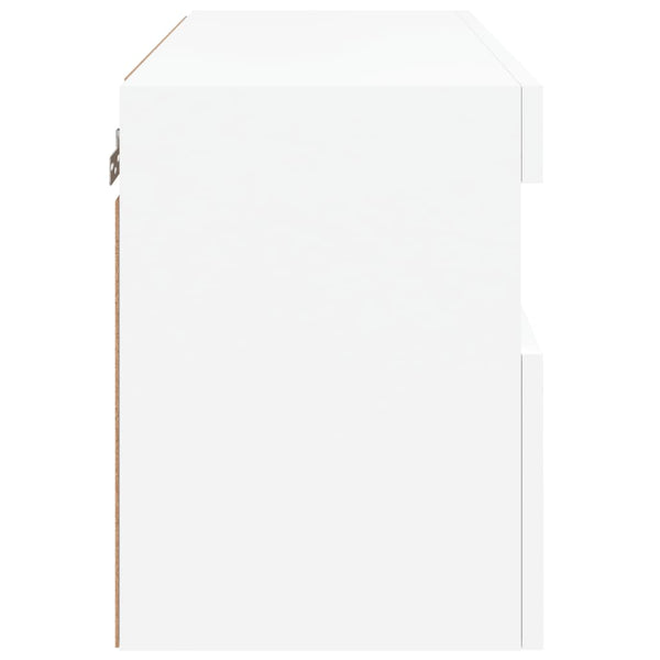TV-Wandschrank mit LED Weiß 60x30x40 cm
