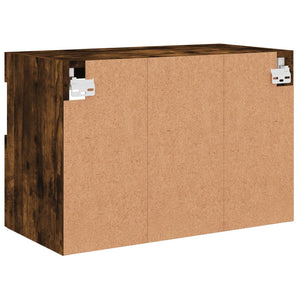 TV-Wandschrank Räuchereiche mit LED 60x30x40 cm