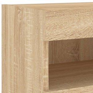 TV-Wandschrank Sonoma Eiche mit LED