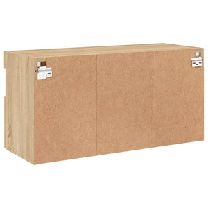 TV-Wandschrank Sonoma Eiche mit LED