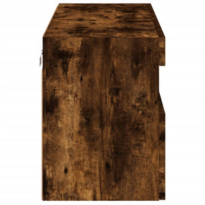 TV-Wandschrank mit LED Räuchereiche 80cm