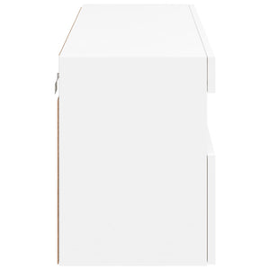 TV-Wandschrank mit LED Weiß 100x30x40 cm