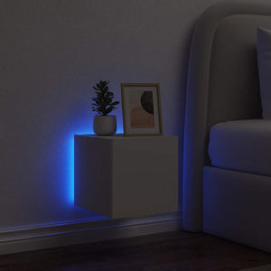 TV-Wandschrank mit LED Weiß 30,5cm