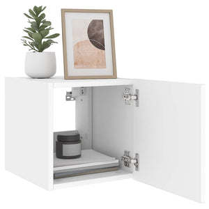 TV-Wandschrank mit LED Weiß 30,5cm