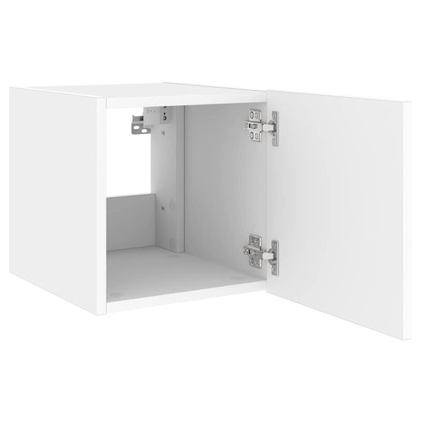 TV-Wandschrank mit LED Weiß 30,5cm