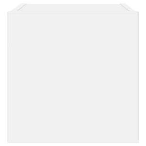 TV-Wandschränke mit LED, 2er-Set, Weiß