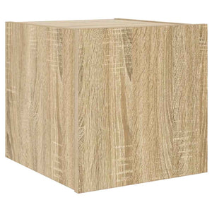 TV-Wandschrank Sonoma Eiche mit LED