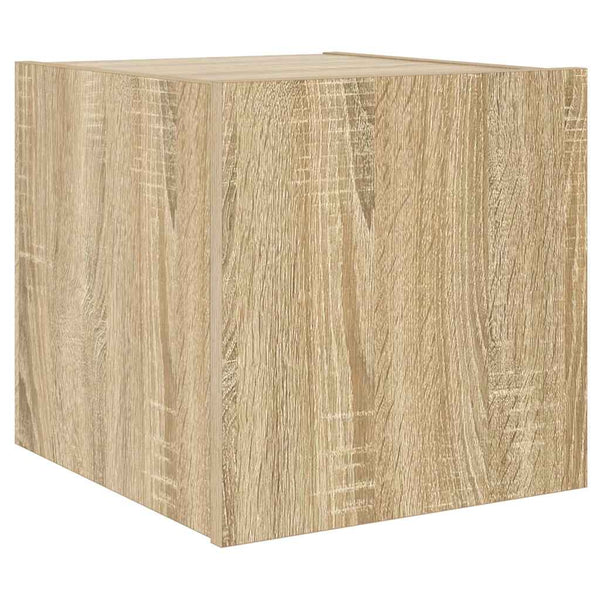 TV-Wandschrank Sonoma Eiche mit LED