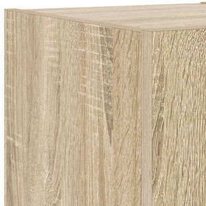 TV-Wandschrank Sonoma Eiche mit LED