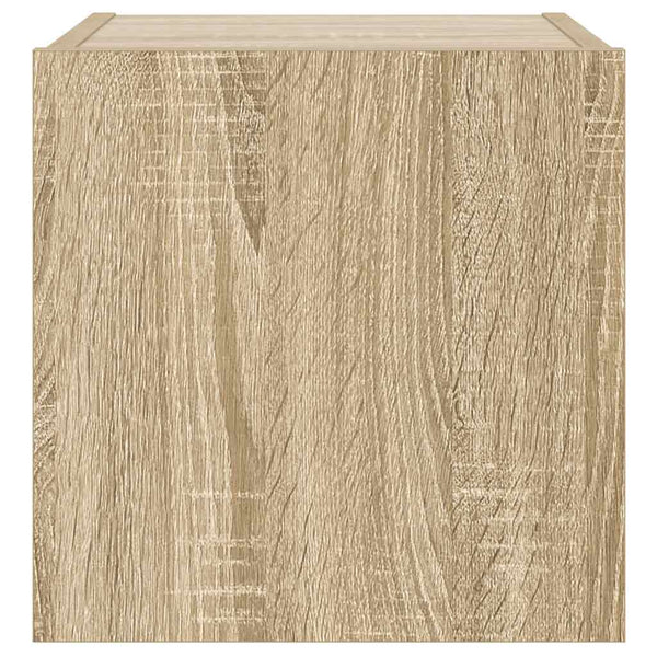 TV-Wandschrank Sonoma Eiche mit LED
