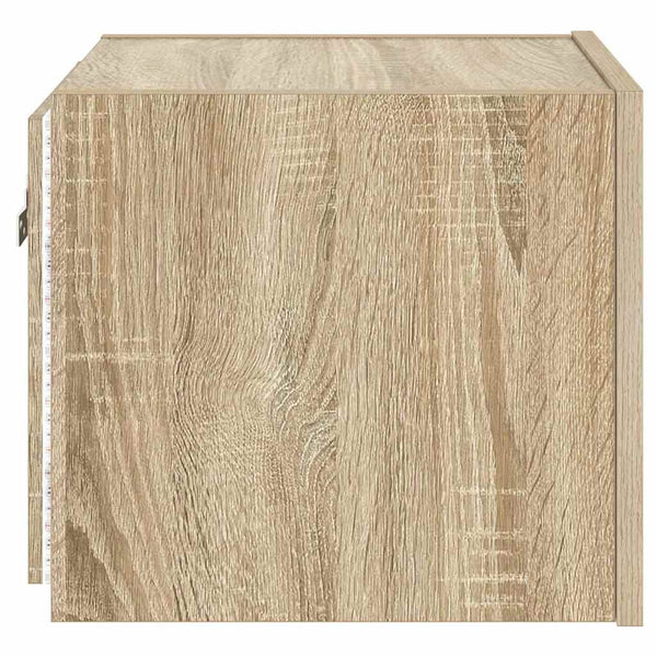 TV-Wandschrank Sonoma Eiche mit LED