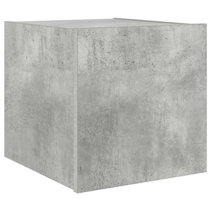 TV-Wandschrank Betongrau mit LED