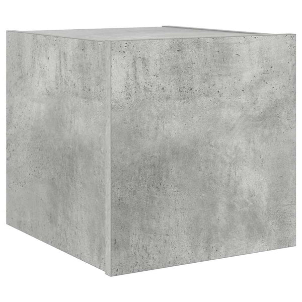 TV-Wandschrank Betongrau mit LED