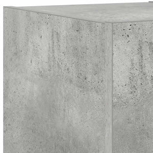 TV-Wandschrank Betongrau mit LED