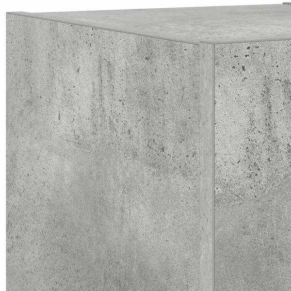 TV-Wandschrank Betongrau mit LED