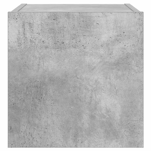 TV-Wandschrank Betongrau mit LED