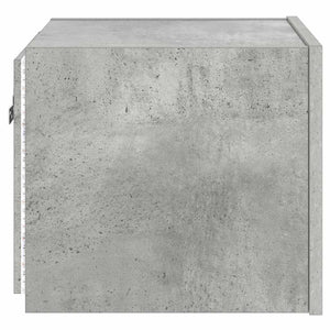 TV-Wandschrank Betongrau mit LED