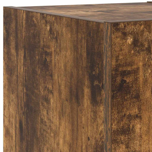 TV-Wandschrank Räuchereiche mit LED