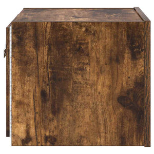 TV-Wandschrank Räuchereiche mit LED