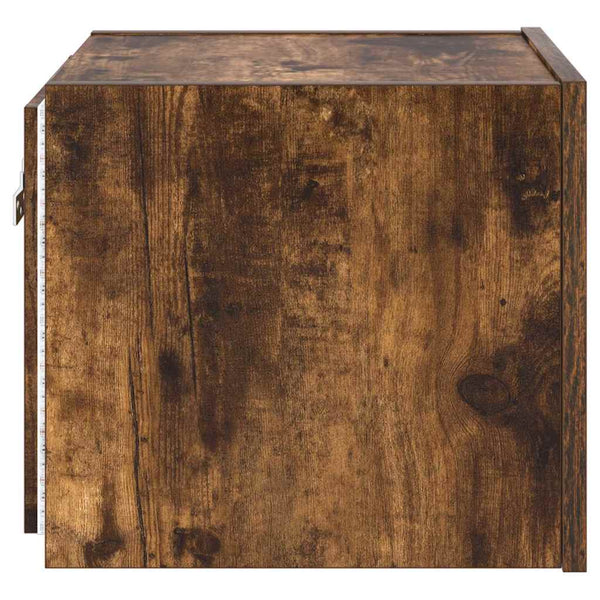 TV-Wandschrank Räuchereiche mit LED