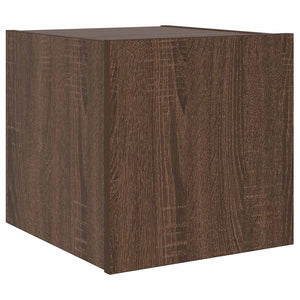 TV-Wandschrank mit LED Eichenoptik
