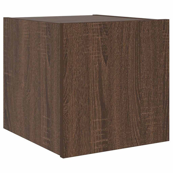 TV-Wandschrank mit LED Eichenoptik