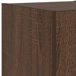 TV-Wandschrank mit LED Eichenoptik